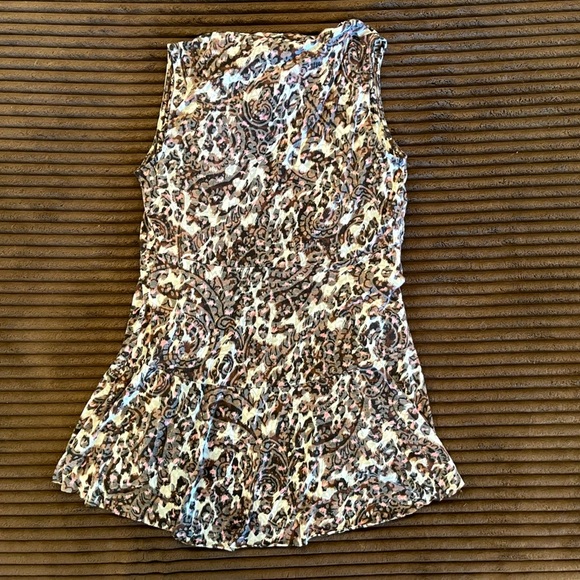 ❄️ 3 for $15 SALE ❄️ I-N-C Sleeveless Flowy Vest pink black gray brown Size M - Picture 3 of 5